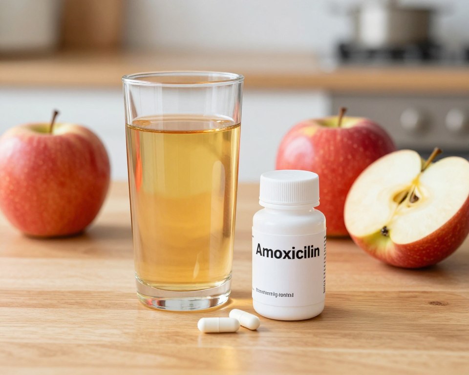 Amoxicillin and Apple Juice