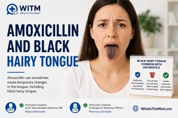 Amoxicillin and Black Hairy Tongue