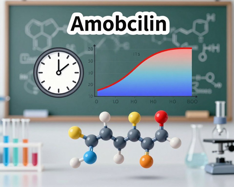 Amoxicillin half-life