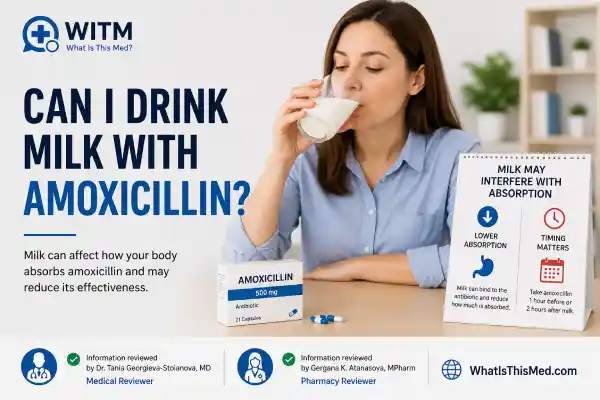 Can I Drink Milk with Amoxicillin?