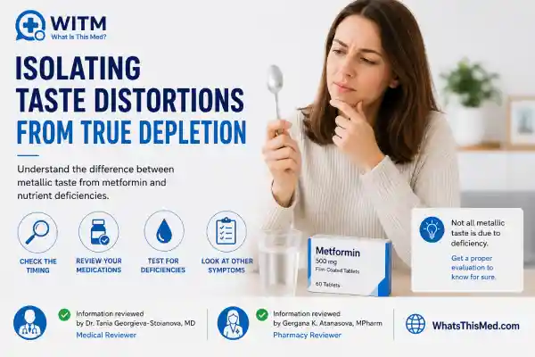 Metformin Metallic Taste in Mouth