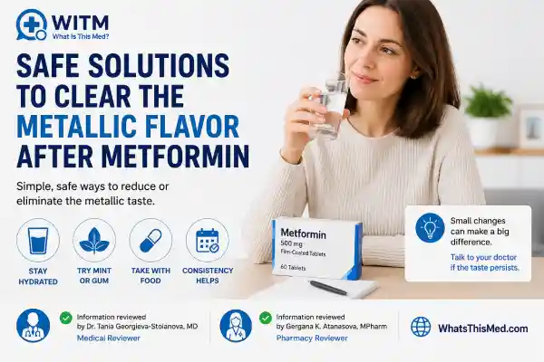 Metformin Metallic Taste in Mouth
