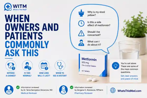 Metformin and Yellow Stool